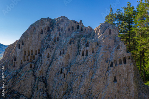 Thracian cult complex Orlovi Skali in Bulgaria photo