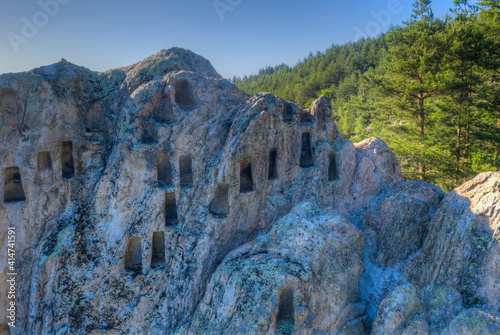 Thracian cult complex Orlovi Skali in Bulgaria photo