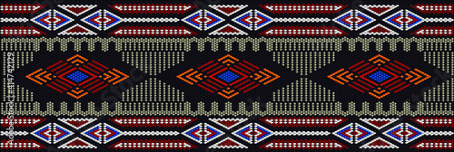  Ornament  is made in bright, juicy, perfectly matching colors. Ornament, mosaic, ethnic, folk pattern.