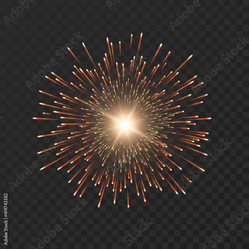 Celebratory fireworks