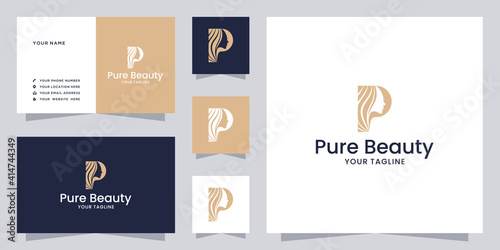 women's letter p logo