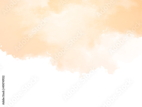 Abstract soft yellow watercolor texture background