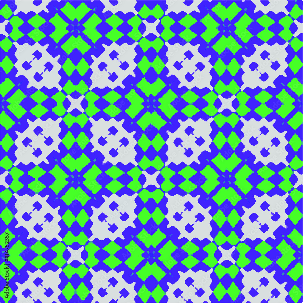 Seamless pattern with multicolored shapes. Seamless pattern with multicolored shapes.