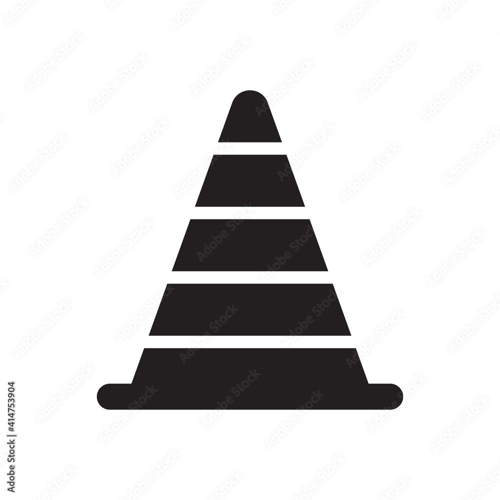 Barrier road alert icon sign symbol Barrier road alert icon sign symbol