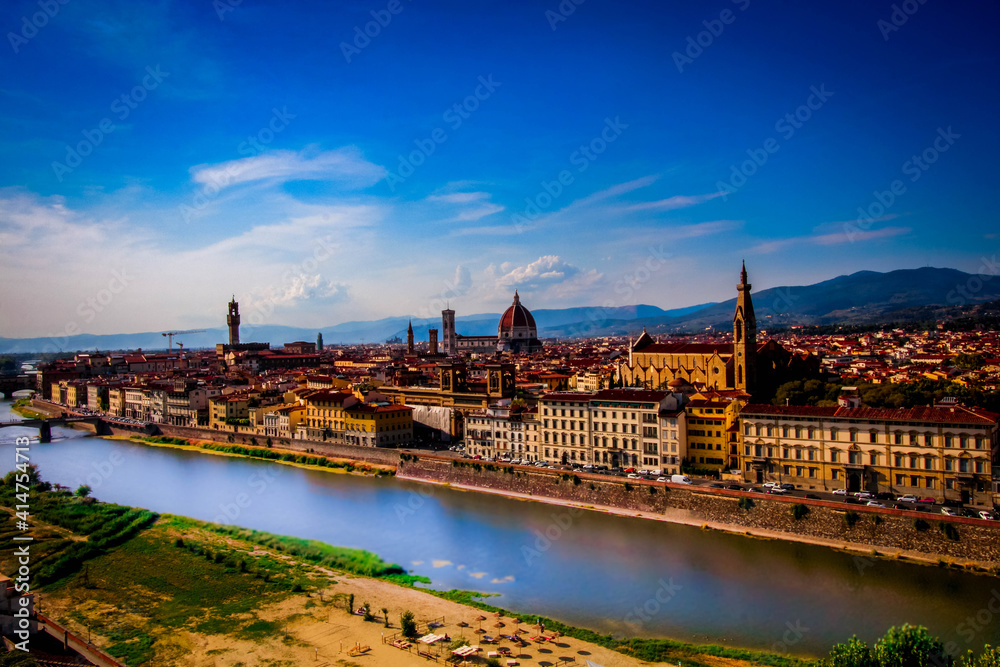 Obraz premium river florencia