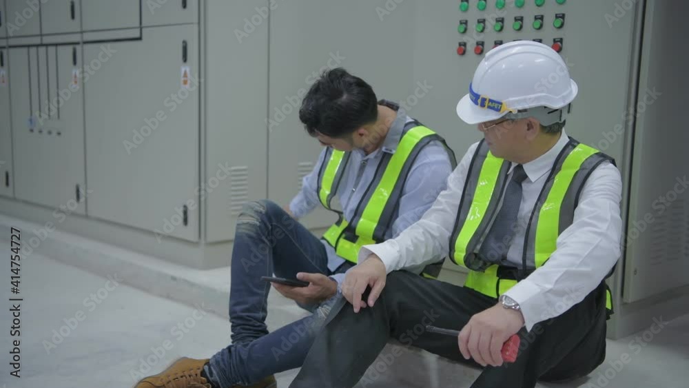 Engineer concept of 4k Resolution. Asian male employees are discouraged from working. Engineer concept of 4k Resolution. Asian male employees are discouraged from working.