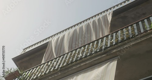 balcony in the midday sun