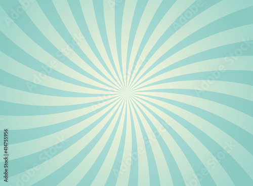 Sunlight background. faded blue and beige color burst background.