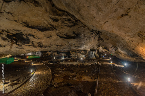 Magura cave located near Belogradchik in Bulgaria photo