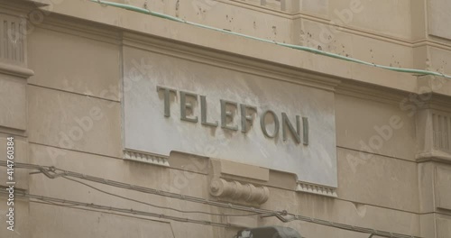 Telefoni sign in Sicily 