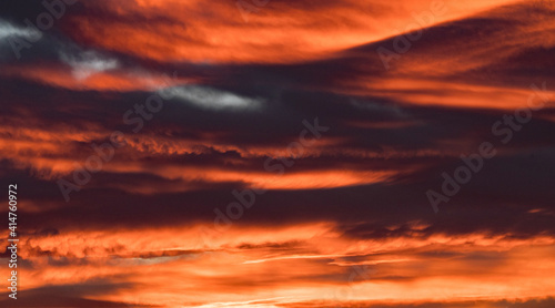 Southwest New Mexico sunset close up. © Michael