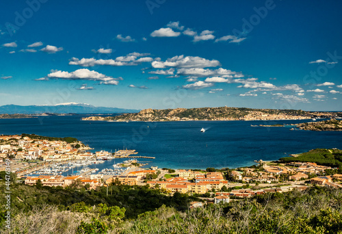 Panoramica di Palau e dell Isola de la Maddalena, Sardegna