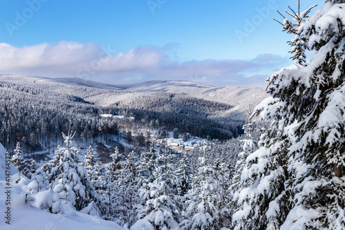 Winter im Thüringer Wald bei Luisenthal photo