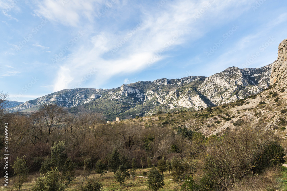 Montagnes de la vallée de la Buèges (Occitanie, France)