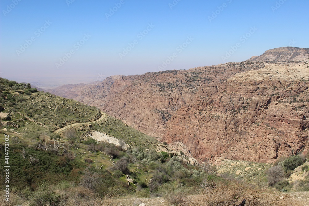 view of the mountains