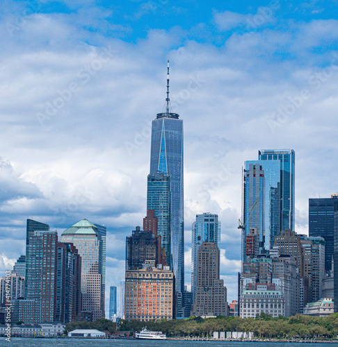 Manhattan NYC skyline with a perfect light © Stock fresh 