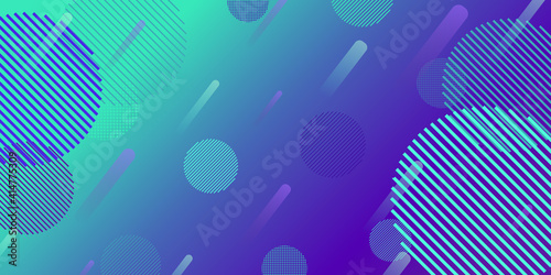 Abstract modern background gradient color. Blue and green gradient with dynamic circle abstract. Bg texture for poster cover design. 