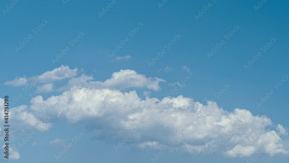 Beautiful clouds in the blue sky taken in time lapse Beautiful clouds in the blue sky taken in time lapse