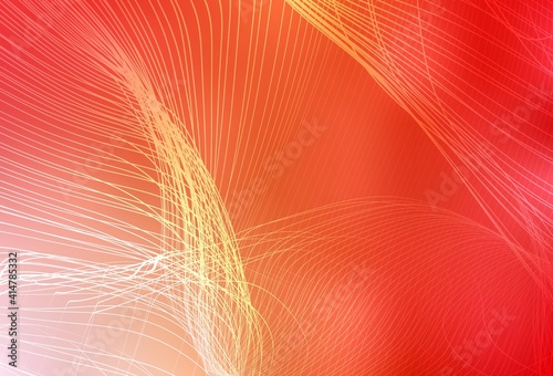 Light Red  Yellow vector colorful abstract background.