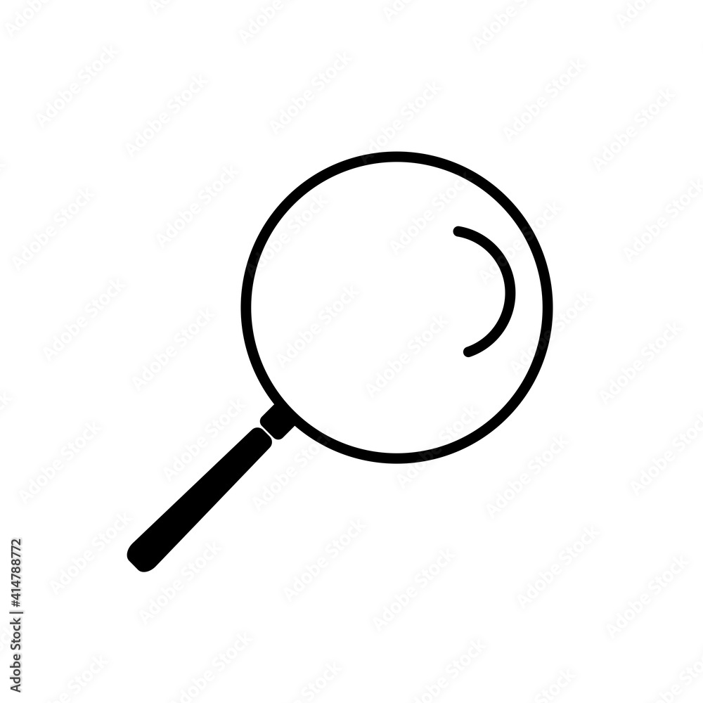 Simple Line Icon search sign. Vector Illustration EPS10 Simple Line Icon search sign. Vector Illustration EPS10