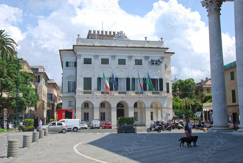 La sede del Comune di Chiavari in provincia di Genova, Liguria, Italia. photo