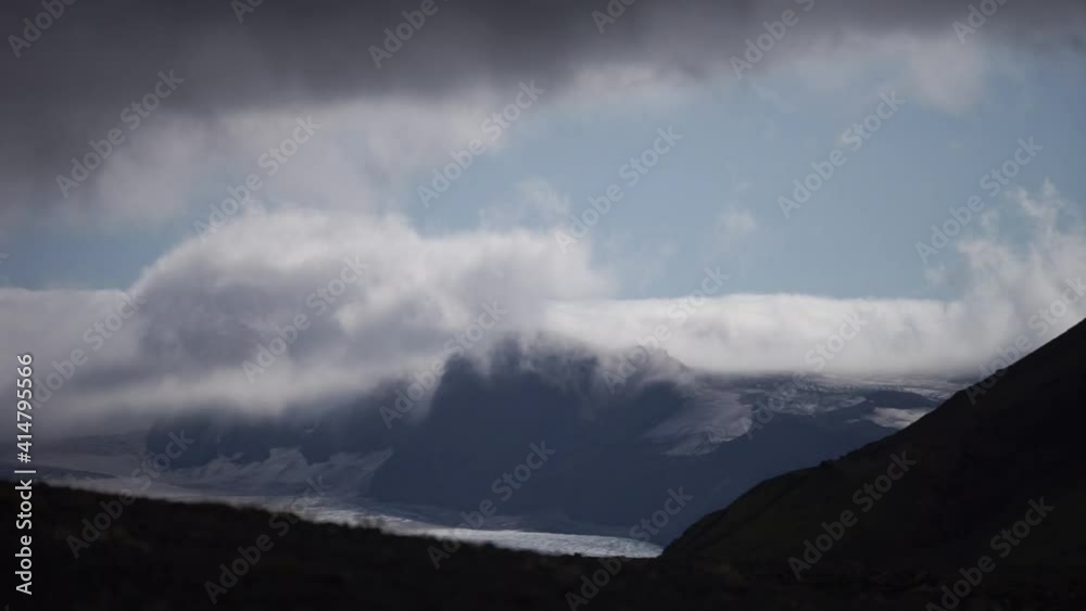 Panoramic view of mountain with Volcanic landscape. Laugavegur trek in Iceland Panoramic view of mountain with Volcanic landscape. Laugavegur trek in Iceland