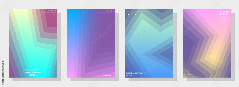 Fototapeta premium Abstract background cover design. Vector pattern