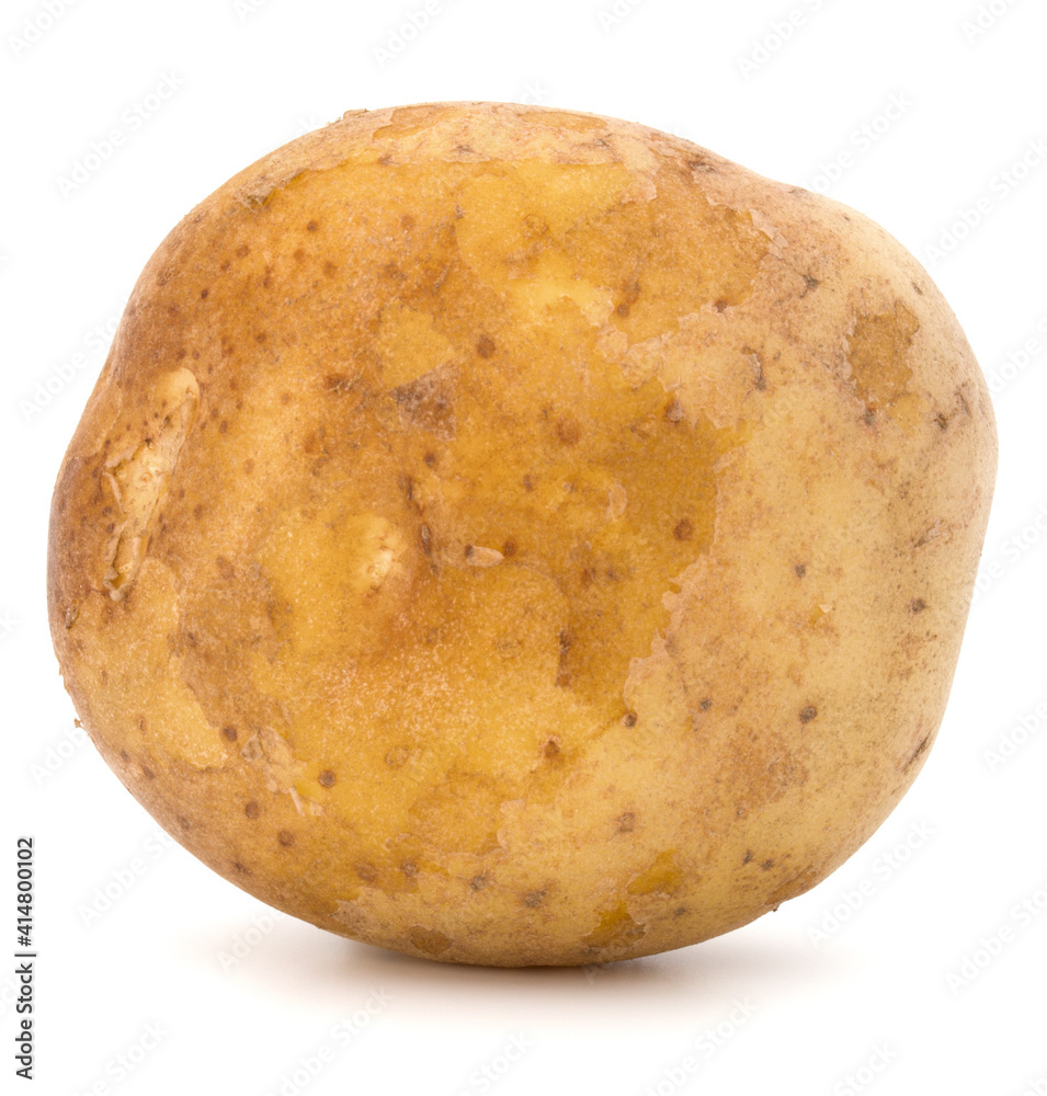 new potato tuber isolated on white background cutout new potato tuber isolated on white background cutout