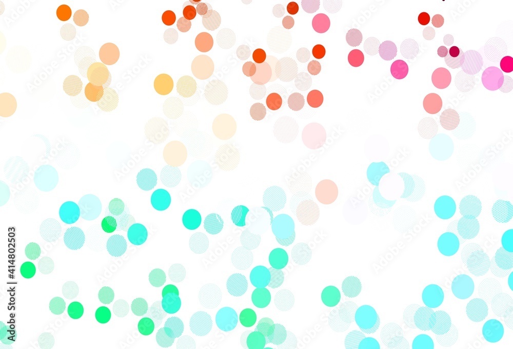 Light Green, Red vector background with spots. Light Green, Red vector background with spots.