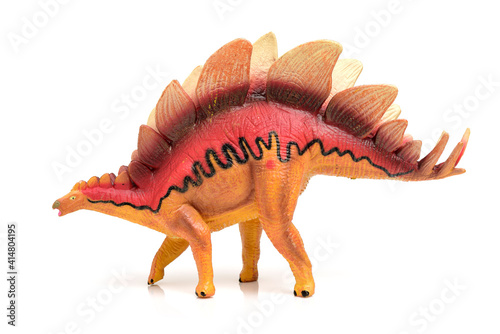 tyrannosaurus on white background photo