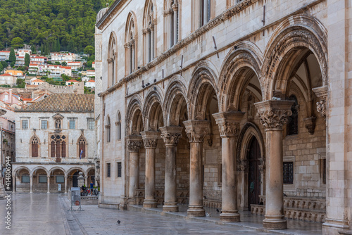 Arcade of the rector's palace in Dubrovnik, Croatia photo