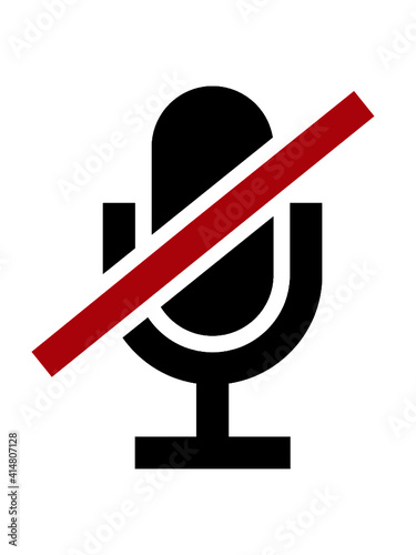 Mute Icon Mikrofon 