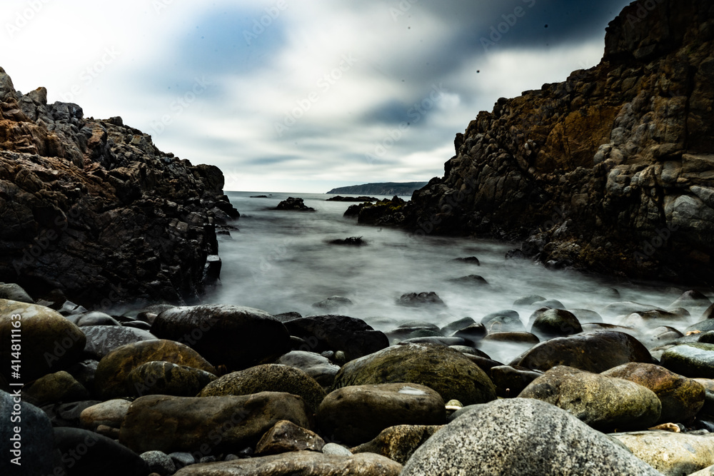 rocks and sea