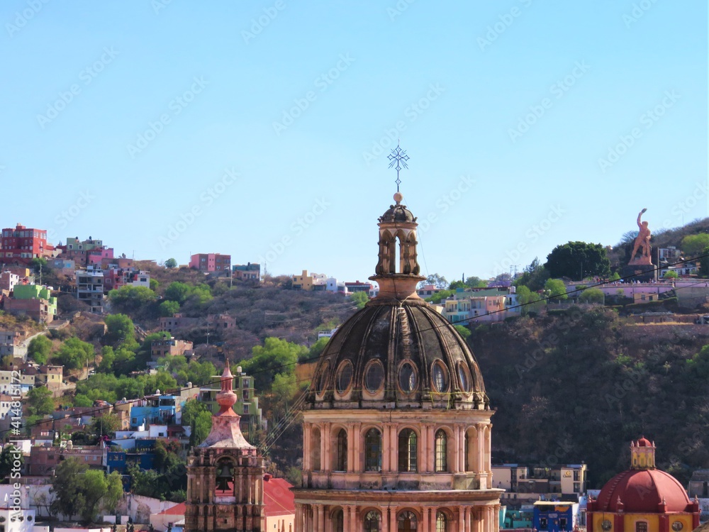 skyline of Guanajuato, Mexico