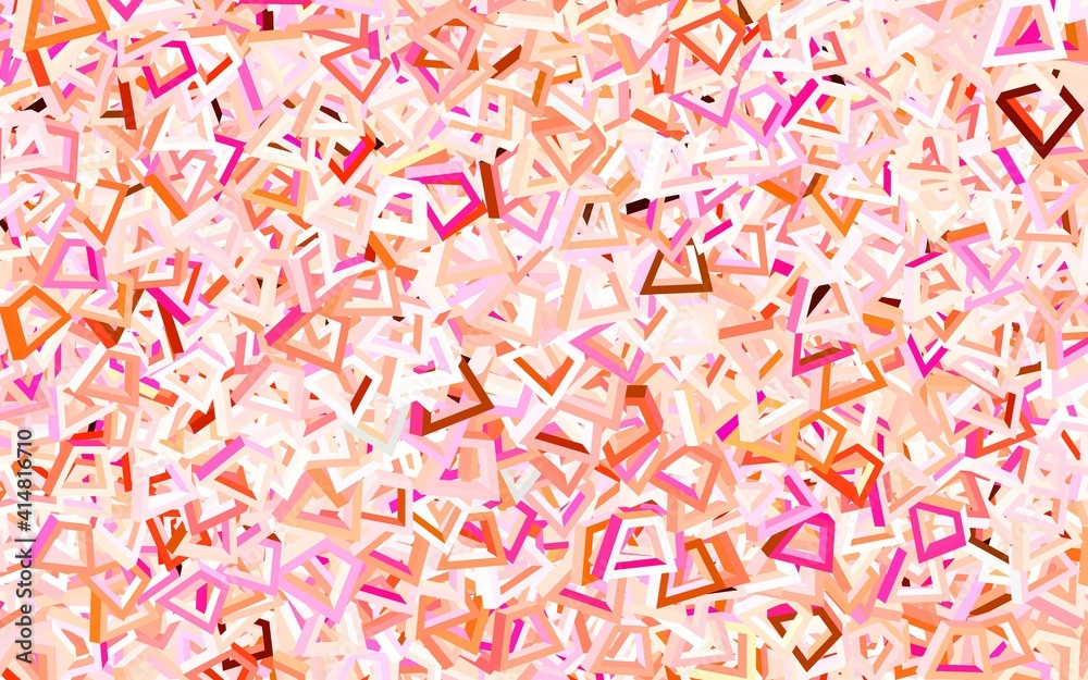Light Red vector backdrop with memphis shapes. Light Red vector backdrop with memphis shapes.