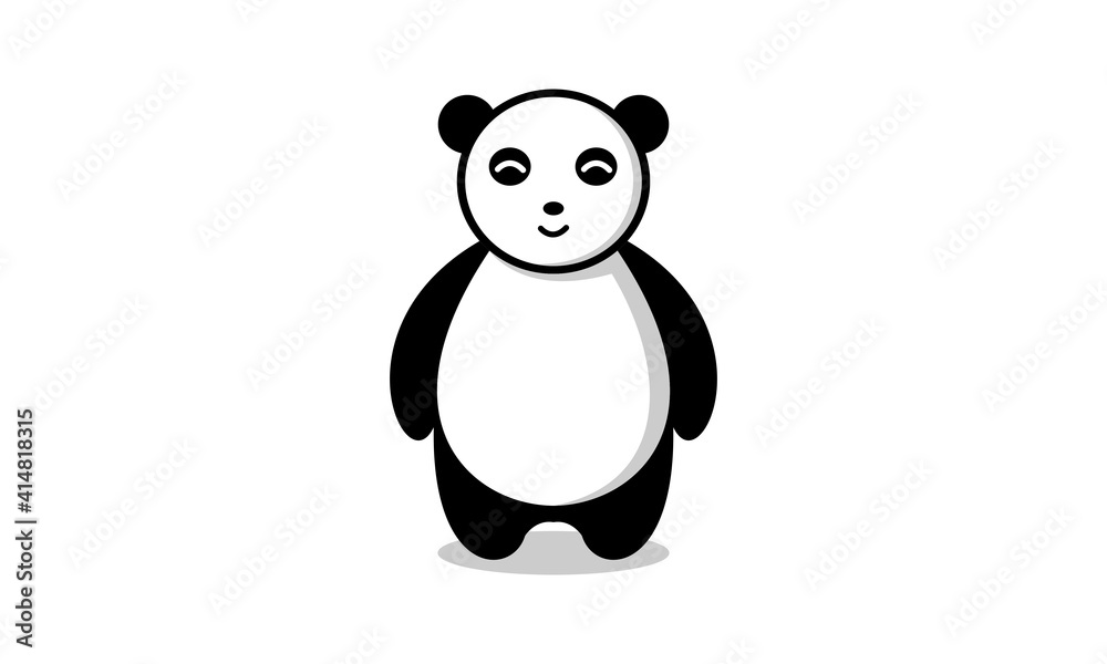 Fototapeta premium Cute panda vector design