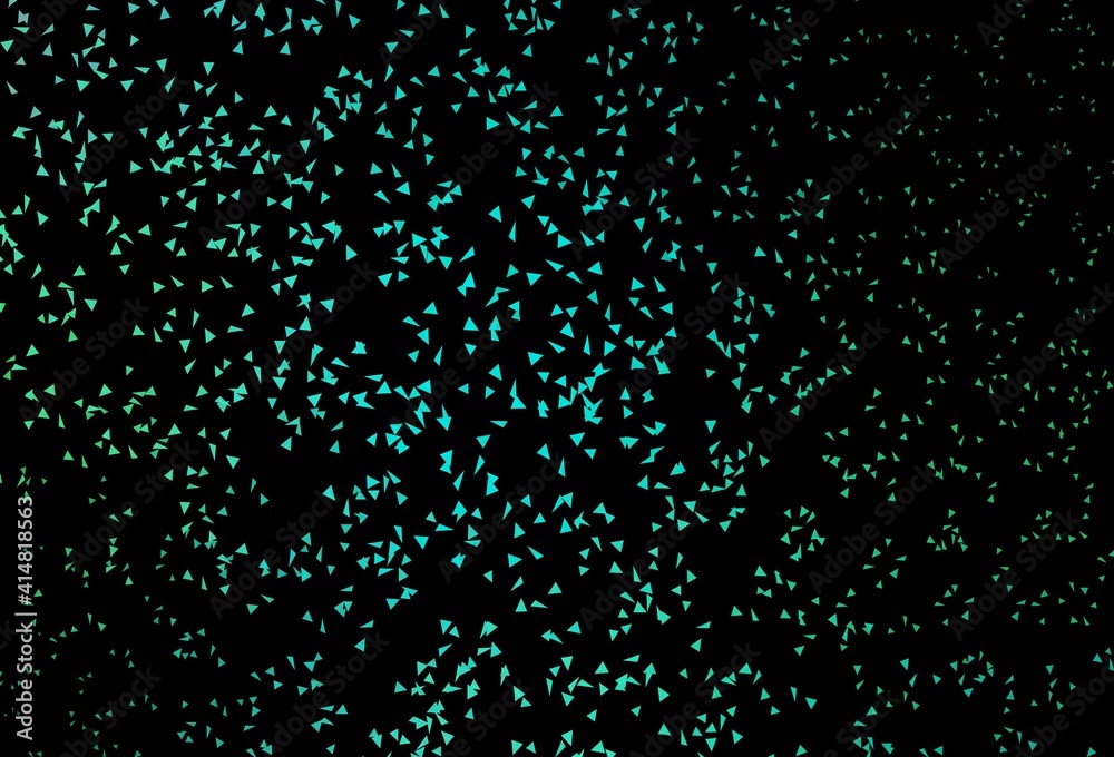 Dark Green vector pattern with polygonal style. Dark Green vector pattern with polygonal style.