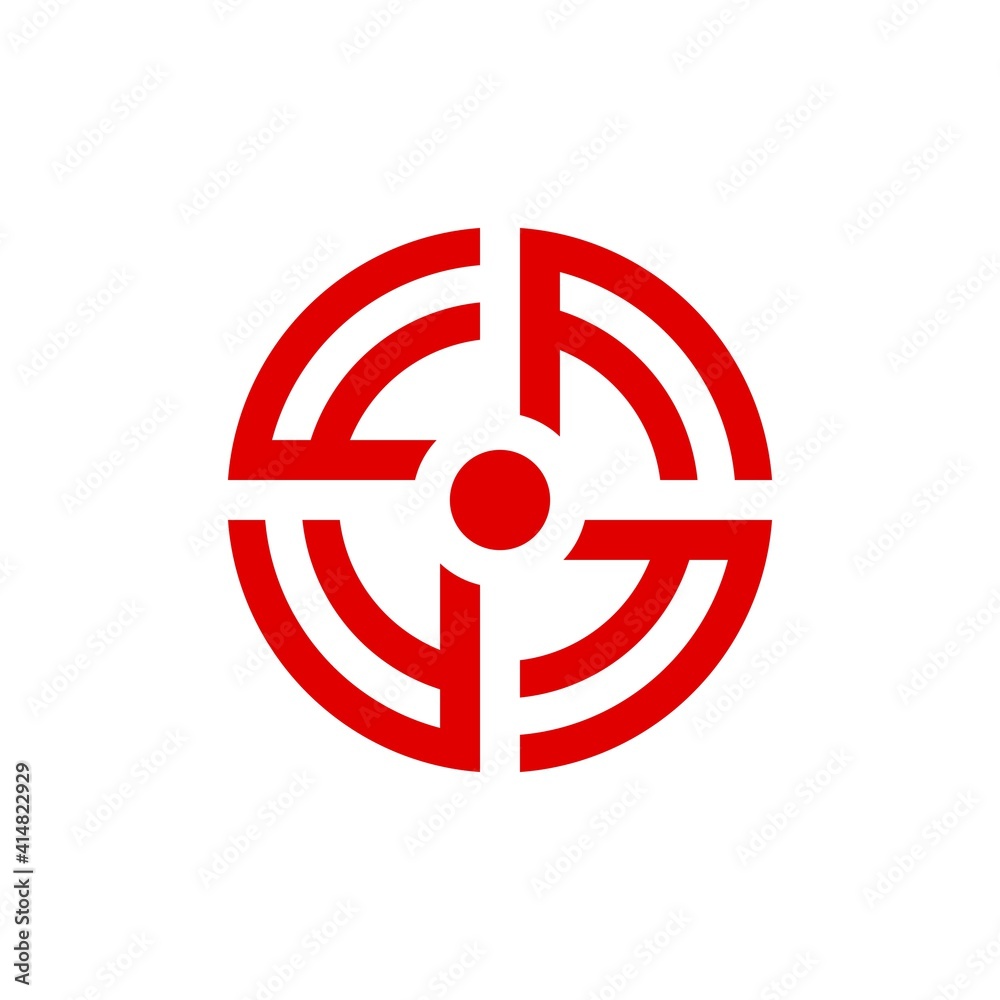 Focus letter logo text F Focus letter logo text F