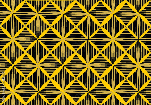 Indonesian batik motif, Batik is a technique of wax-resist dyeing applied to whole cloth, or cloth made using this technique originated from Indonesia. EPS 10
