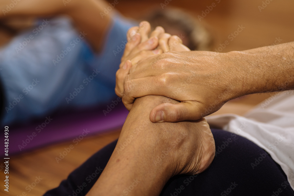 Fototapeta premium Yoga - Cuerpo sano - Vida Saludable - Armonía