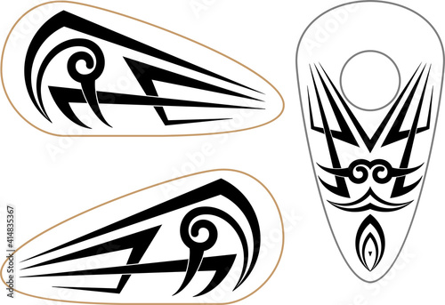 Tribal Bike Decal