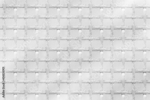 Brick wall seamless vector pattern, gray brick wall background.