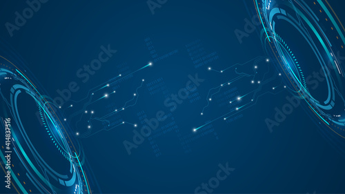 abstract digital network big data innovation concept design background eps 10 vector