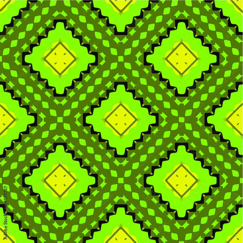 Seamless pattern with multicolored shapes. Seamless pattern with multicolored shapes.