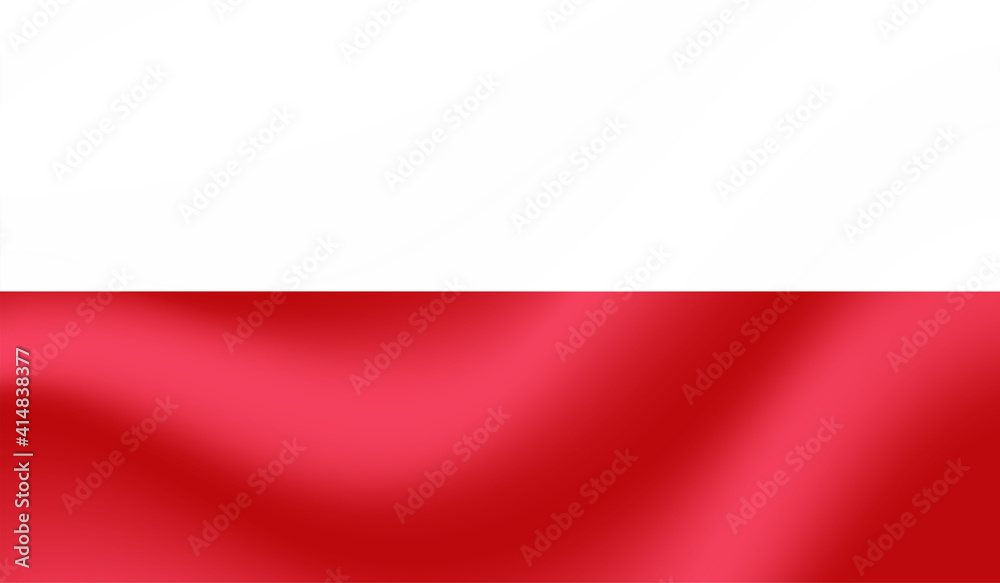Grunge Poland flag textured background. Vector illustration Grunge Poland flag textured background. Vector illustration