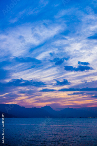 The blue sky and sea of sunrise  © Phototora