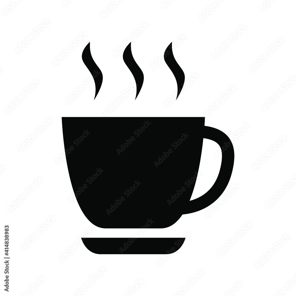 Tea cup icon vector graphic illustration Tea cup icon vector graphic illustration