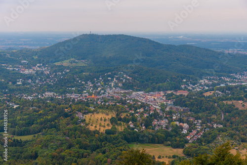 Panorama of Baden Baden in Germany photo