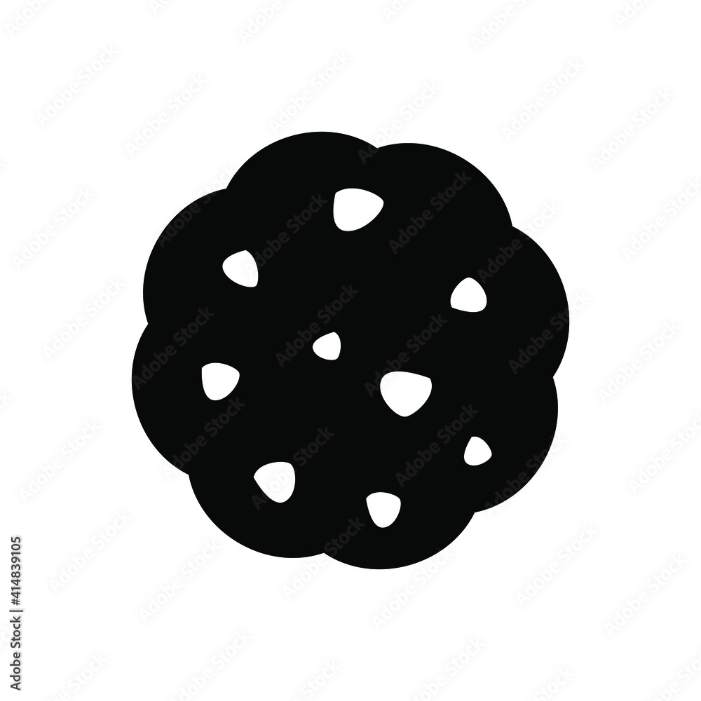 Cookies icon vector graphic illustration