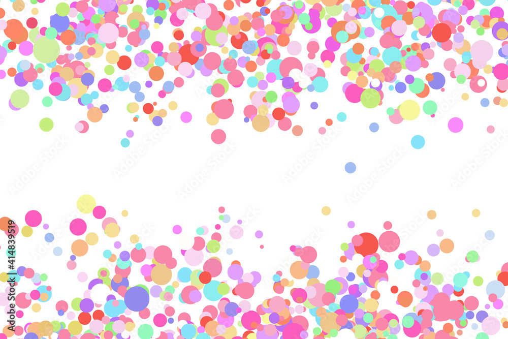 Light multicolor background, colorful vector texture with circles. Splash effect banner. Glitter silver dot abstract illustration with blurred drops of rain. Pattern for wallpaper, poster, card